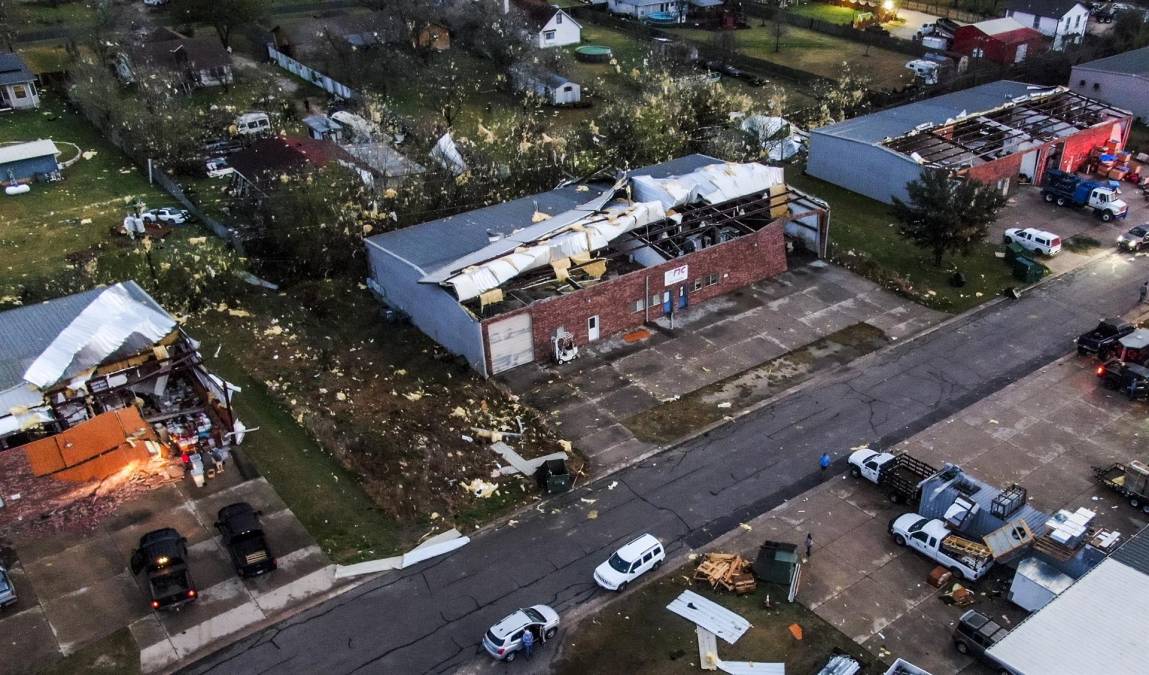 Tornados dejan un muerto y gran devastación en Nueva Orleans y Texas