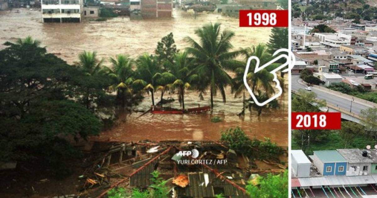 R O Choluteca El Antes Y Despu S De Los Da Os Provocados En El Mitch