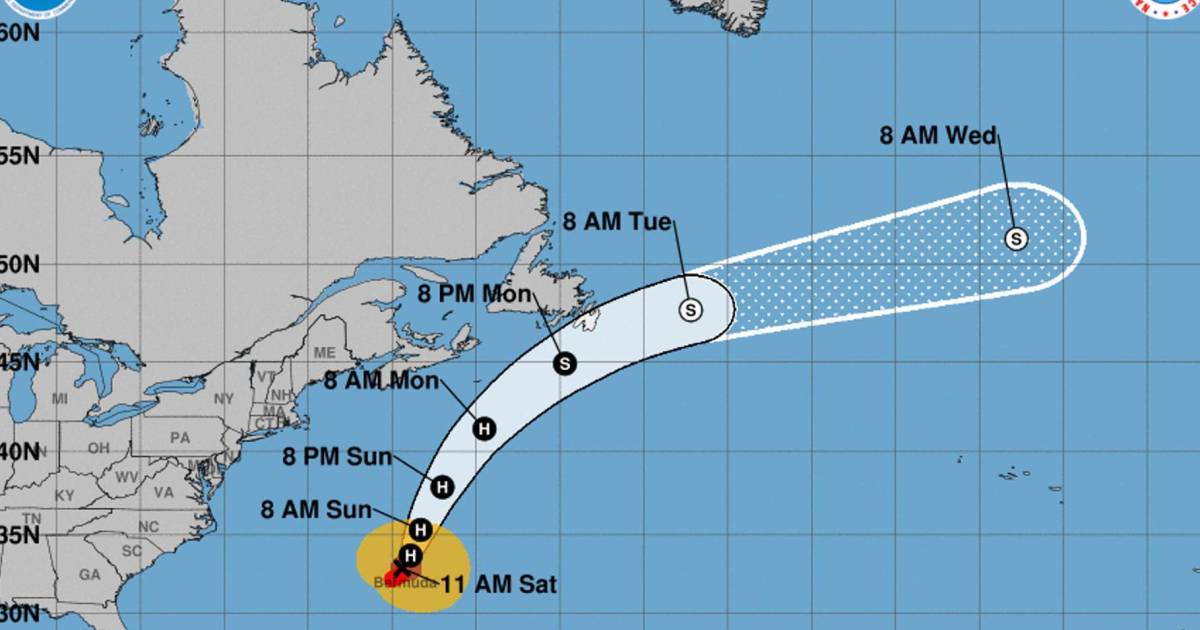 Huracán Ernesto impacta en Bermudas esta es la situación en la isla