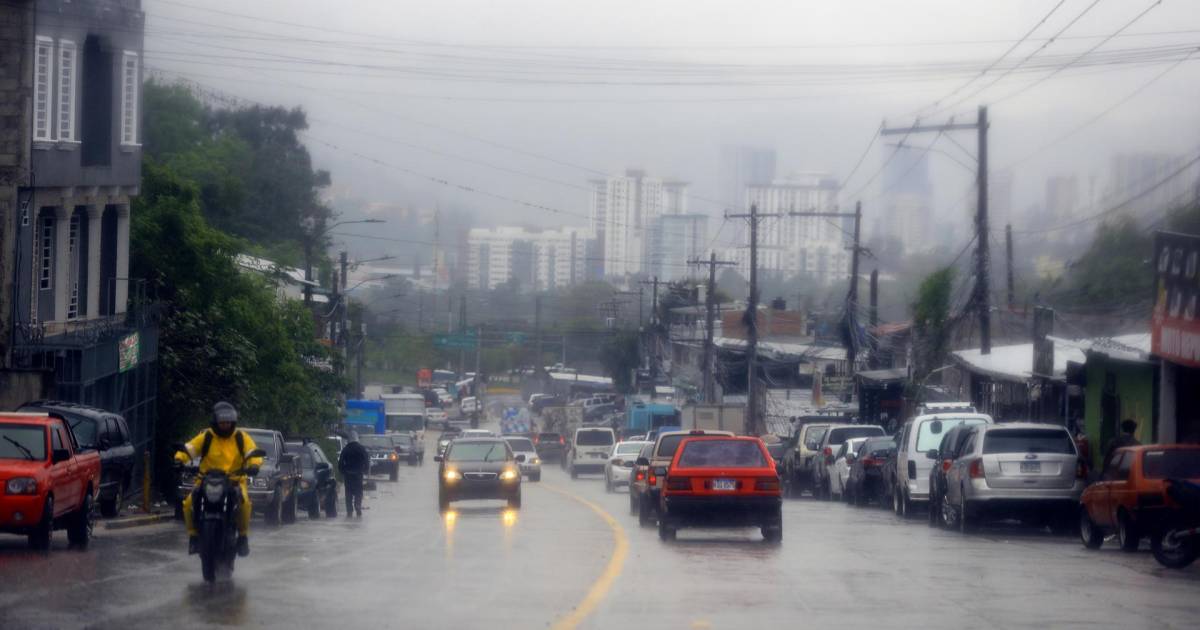 Cenaos lluvias seguirán durante el fin de semana en Honduras