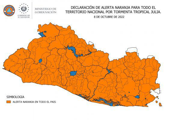 Gobierno Salvadore O Decreta Alerta Naranja En Todo El Pa S Ante