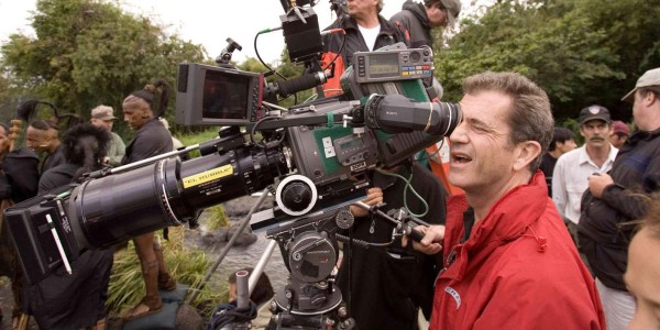 BTS: Mel Gibson (right) 'Apocalypto' Copyright: ©Icon Distribution, Inc., All rights reserved Photo Credit: Andrew Cooper, SMPS