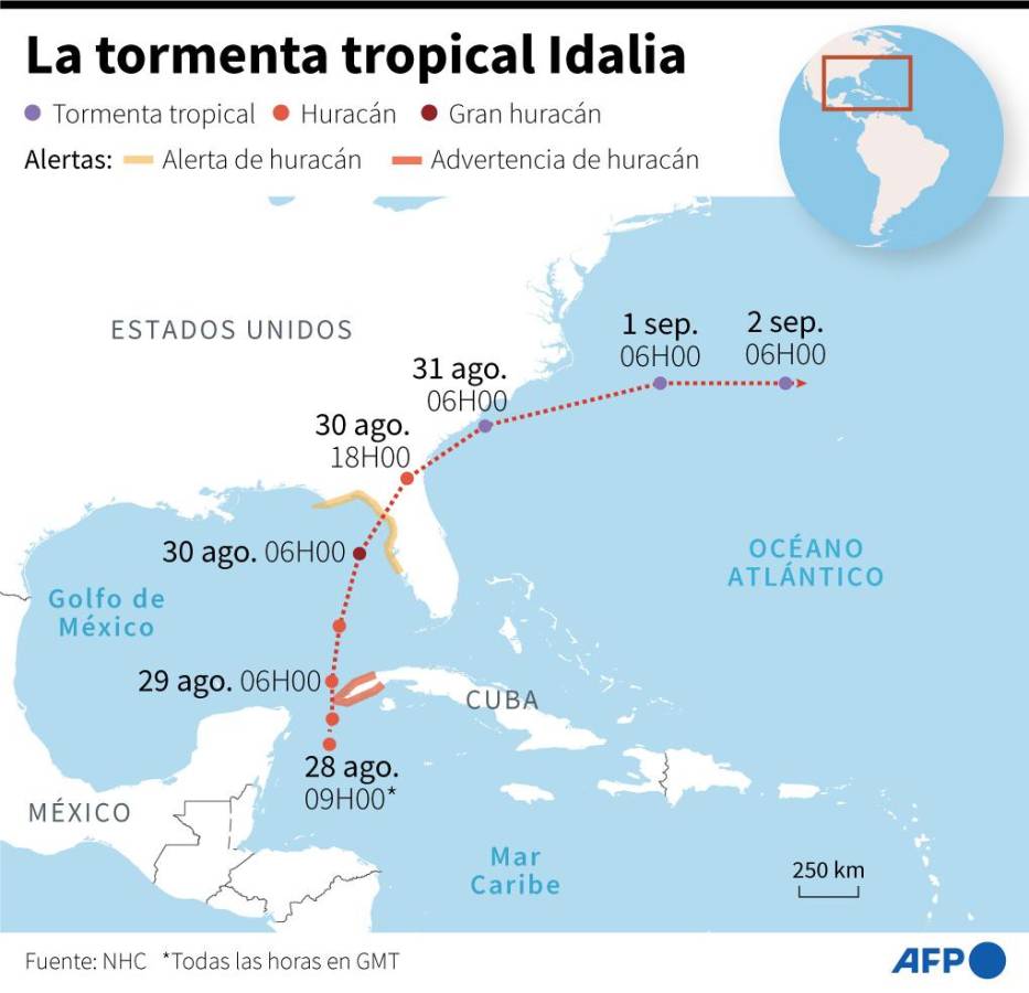 El Hurac N Idalia Deja Intensas Lluvias Inundaciones Y Apagones En Cuba